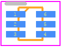 TPS566242DRLR - Texas Instruments PCB footprint - SOT23 (6-Pin) - SOT23 (6-Pin) - SOT563