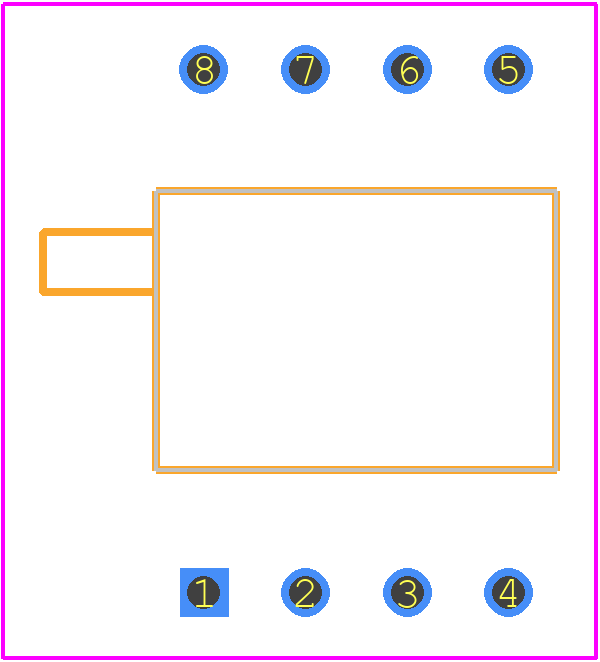 HSCDRRN010NDAA5 - Honeywell PCB footprint - Other - Other - HSCDRRN010NDAA5