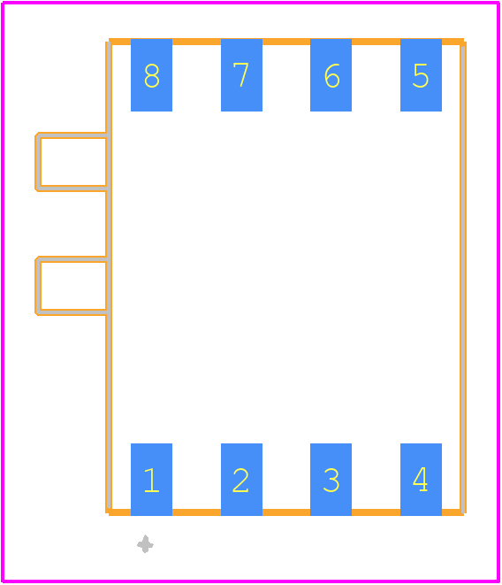 HSCMRRN002NDSA3 - Honeywell PCB footprint - Other - Other - HSCMRRN002NDSA3-2