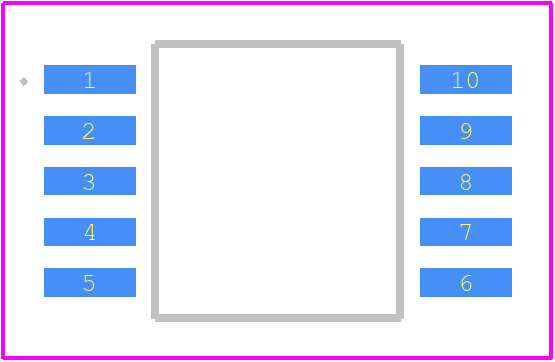DAC121S101WGMPR - Texas Instruments PCB footprint - Small Outline Packages - Small Outline Packages - NAC0010A_2024