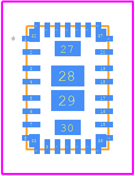TLVM13630RDHR - Texas Instruments PCB footprint - Other - Other - RDH0030A_2022