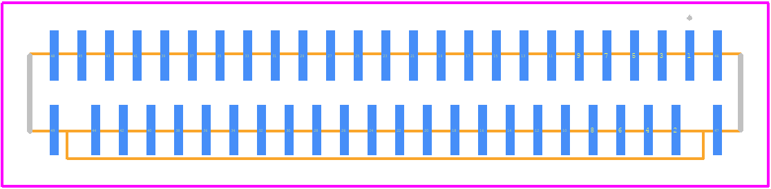TF38-45S-0.5SV(830) - Hirose PCB footprint - Other - Other - TF38-45S-0.5SV(830)-3