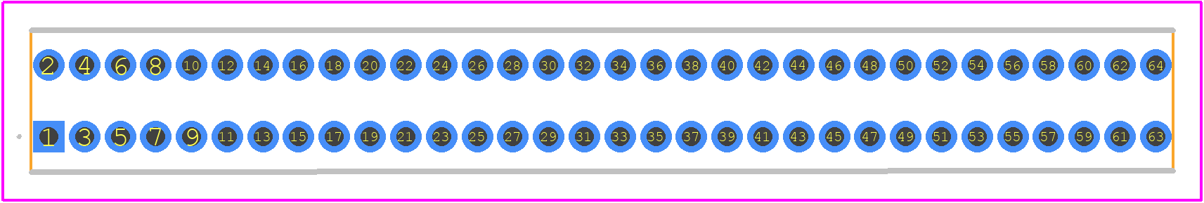 DWM-32-59-G-D-395 - SAMTEC PCB footprint - Other - Other - DWM-32-59-G-D-395-1-2022