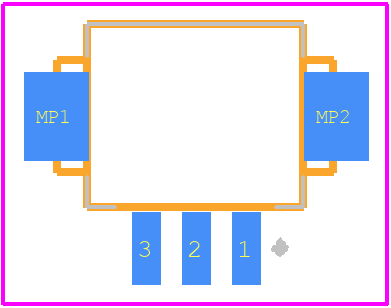 DF13-3P-1.25H(75) - Hirose PCB footprint - Other - Other - DF13-3P-1.25H(75)-1