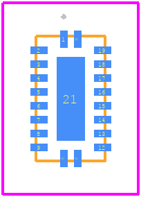 SN74HCS244QWRKSRQ1 - Texas Instruments PCB footprint - Other - Other - RKS0020B_2023