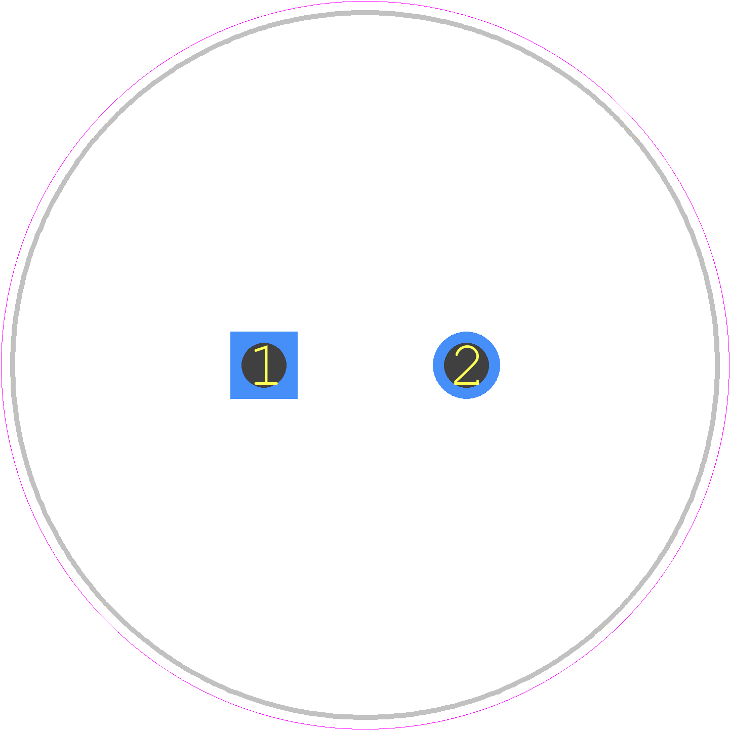 450VXH330MEFCSN35X30 - Rubycon PCB footprint - Capacitor, Polarized Radial Diameter - Capacitor, Polarized Radial Diameter - dip