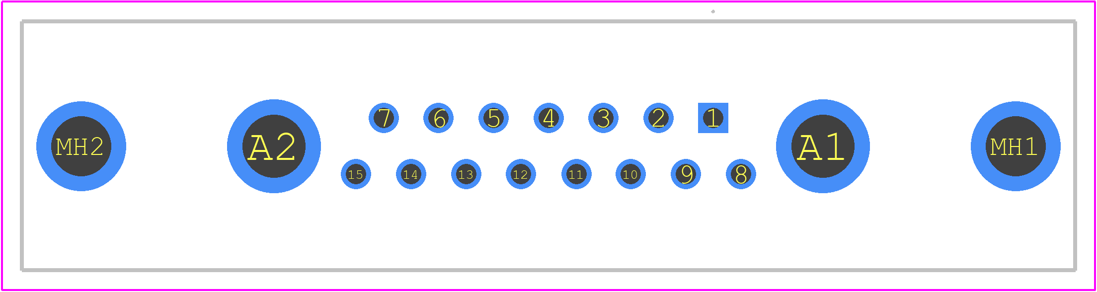 09693009355 - HARTING PCB footprint - Other - Other - 09693009355-2