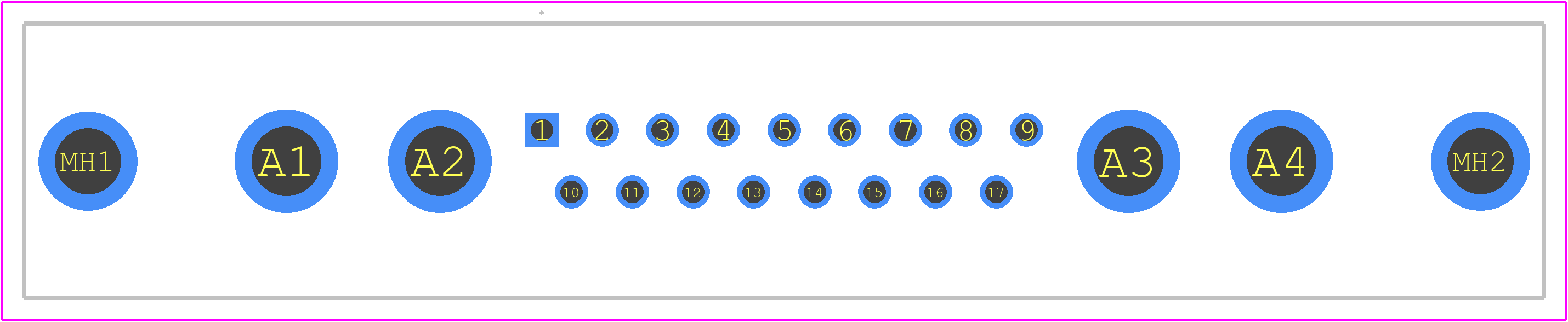 09694009314 - HARTING PCB footprint - Other - Other - 09694009314-2