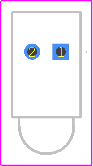 WP73JB/GDA - Kingbright PCB footprint - Other - Other - WP73JB/GDA-1