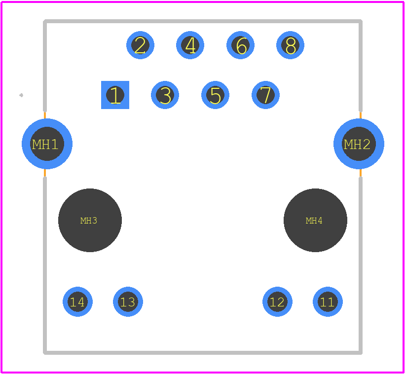 2562150000 - Weidmüller PCB footprint - Other - Other - 2562150000-2