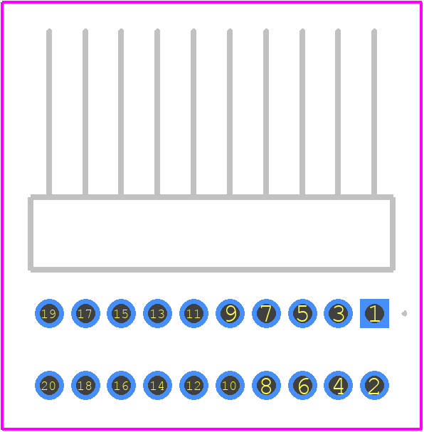 HTMS-110-01-G-D-RA - SAMTEC PCB footprint - Other - Other - HTMS-110-01-G-D-RA-4