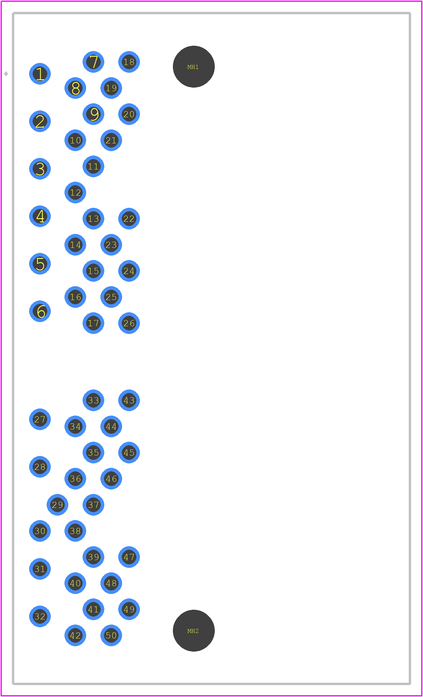 1318750-2 - TE Connectivity PCB footprint - Other - Other - 1318750-2-3
