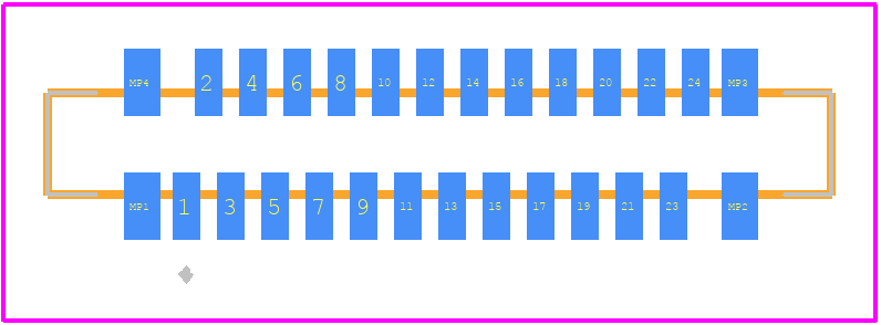 0525592452 - Molex PCB footprint - Other - Other - 0525592452-1