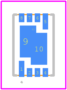 FDMD8440L - onsemi PCB footprint - Other - Other - CASE 483AU