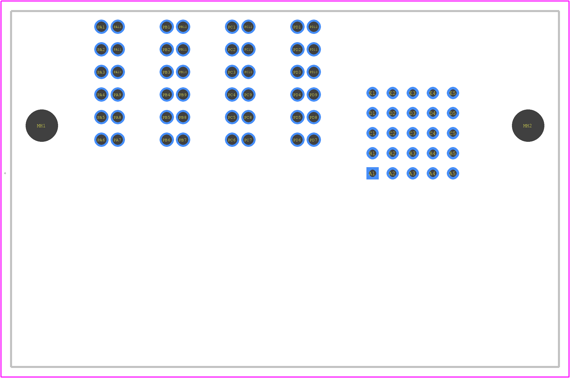 171097-0011 - Molex PCB footprint - Other - Other - 171097-0011-2