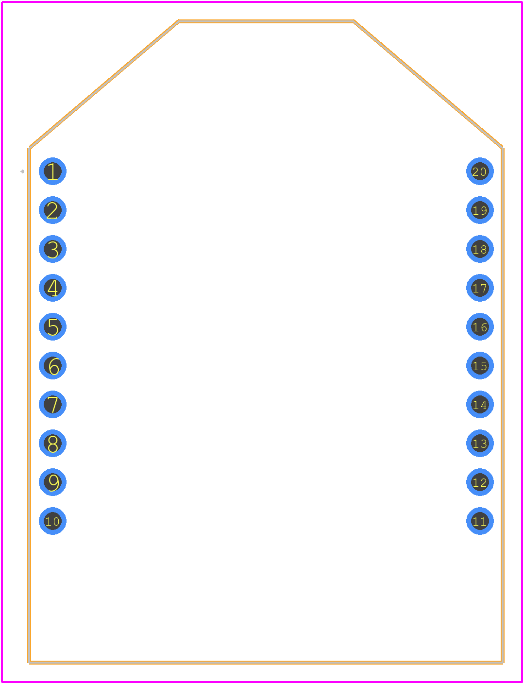 XBP9B-DPWT-011 - Digi International PCB footprint - Other - Other - XBP9B-XCWT-001-2