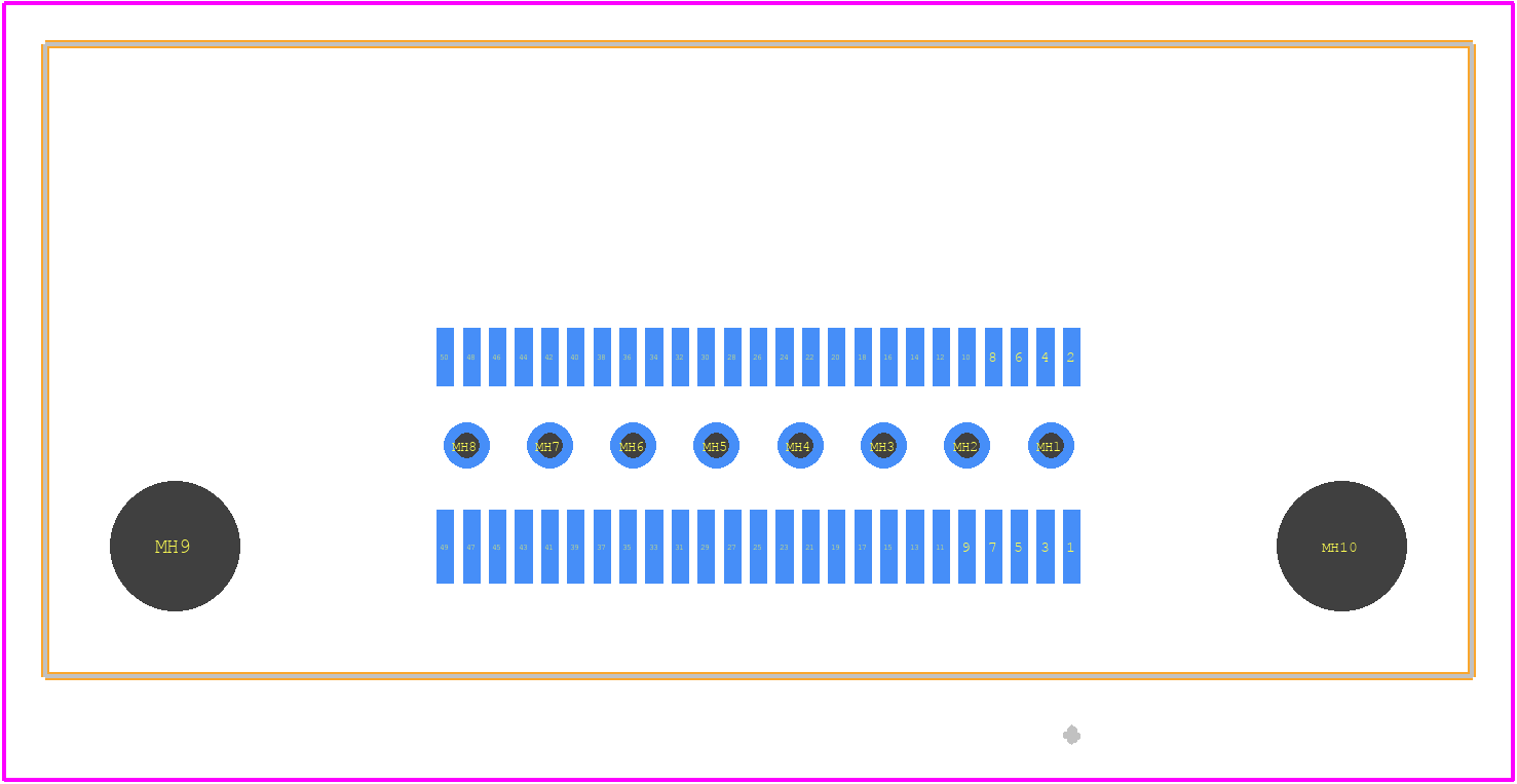 QTS-025-01-F-D-RA - SAMTEC PCB footprint - Other - Other - QTS-025-01-F-D-RA-4