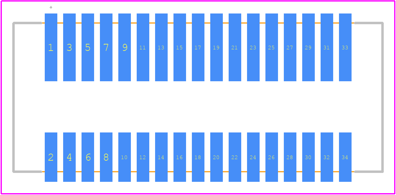 201645-0341 - Molex PCB footprint - Other - Other - 201645-0341-1