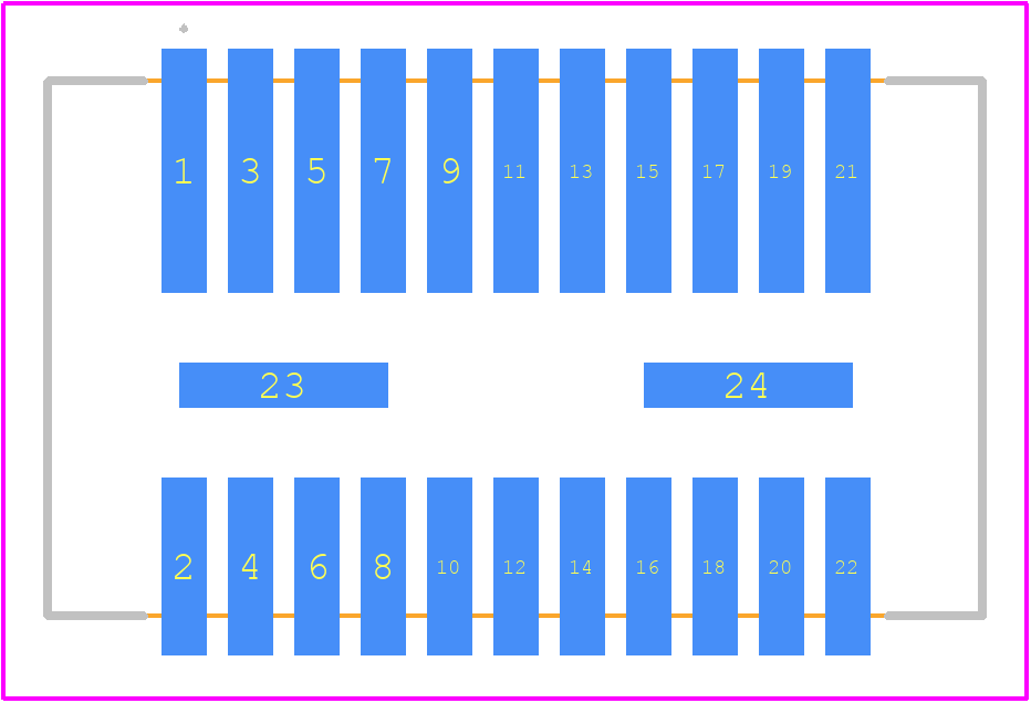 201646-0221 - Molex PCB footprint - Other - Other - 201646-0221-1