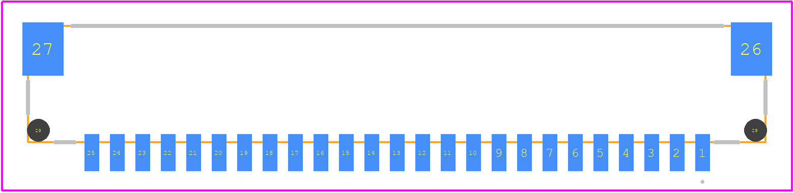 DF14-25P-1.25H(24) - Hirose PCB footprint - Other - Other - DF14-25P-1.25H(24)-3
