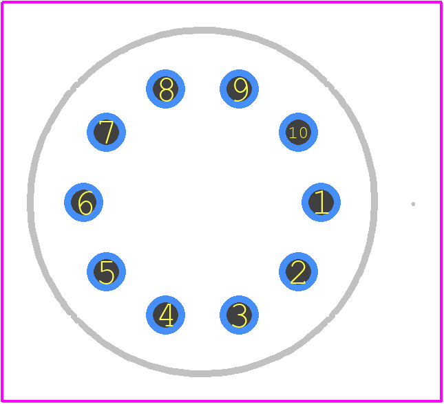 56SP36-01-1-05S - Grayhill PCB footprint - Other - Other - 56SP36-01-1-05S