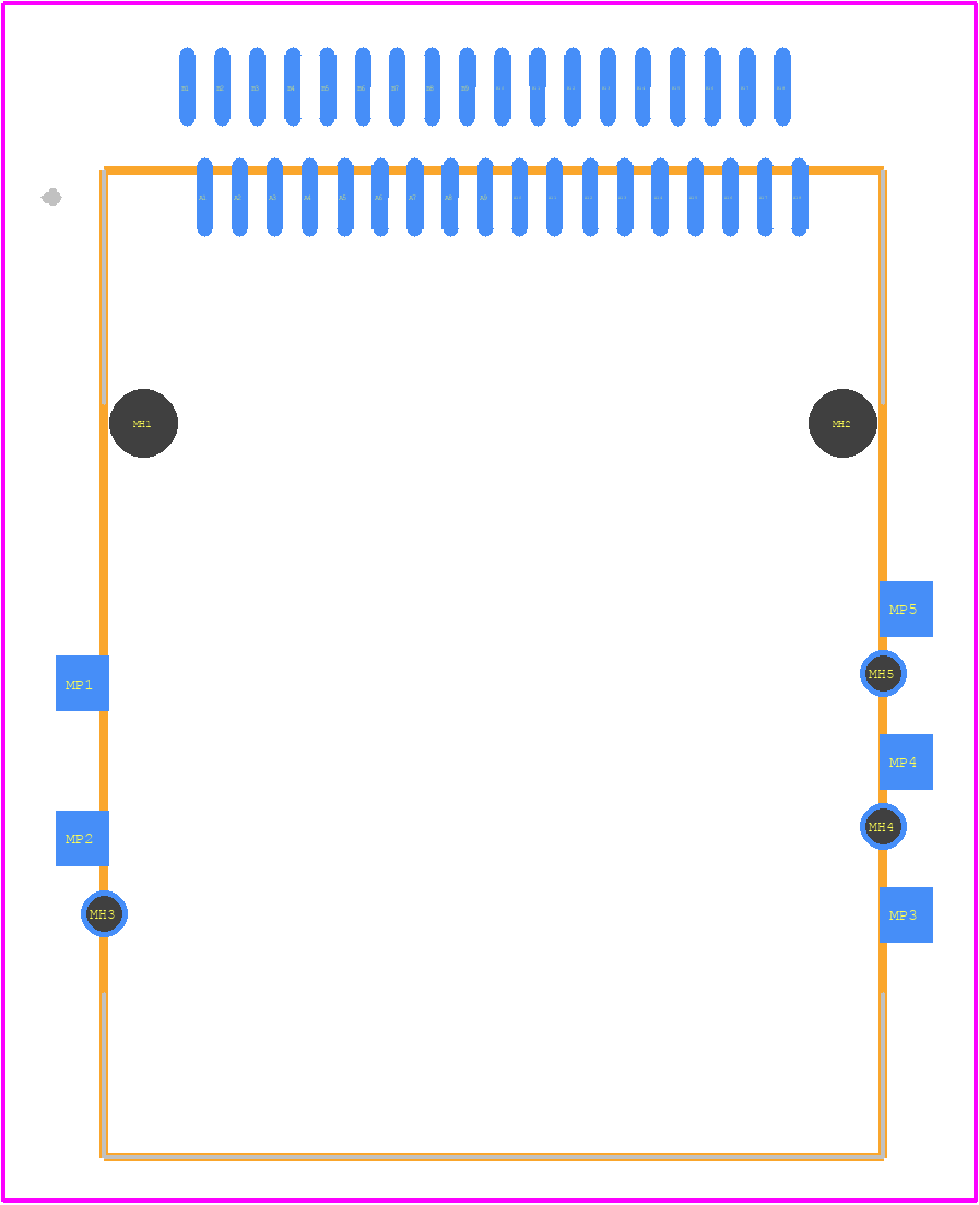 75783-0126 - Molex PCB footprint - Other - Other - 75783-0126-5