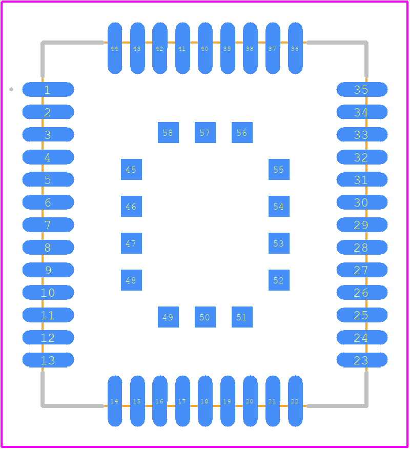 BC660K-GL - Quectel PCB footprint - Other - Other - BC660K-GL-1
