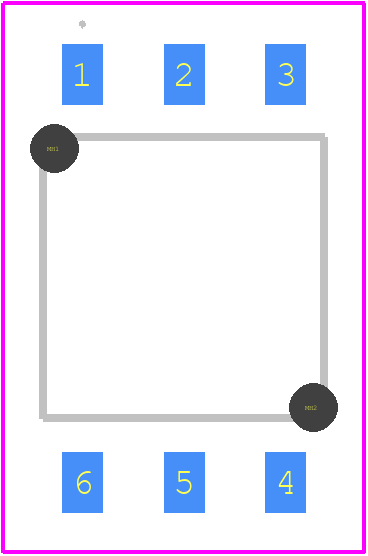 BLC-L10D-U2 - Amphenol PCB footprint - Other - Other - U2 PACKAGE