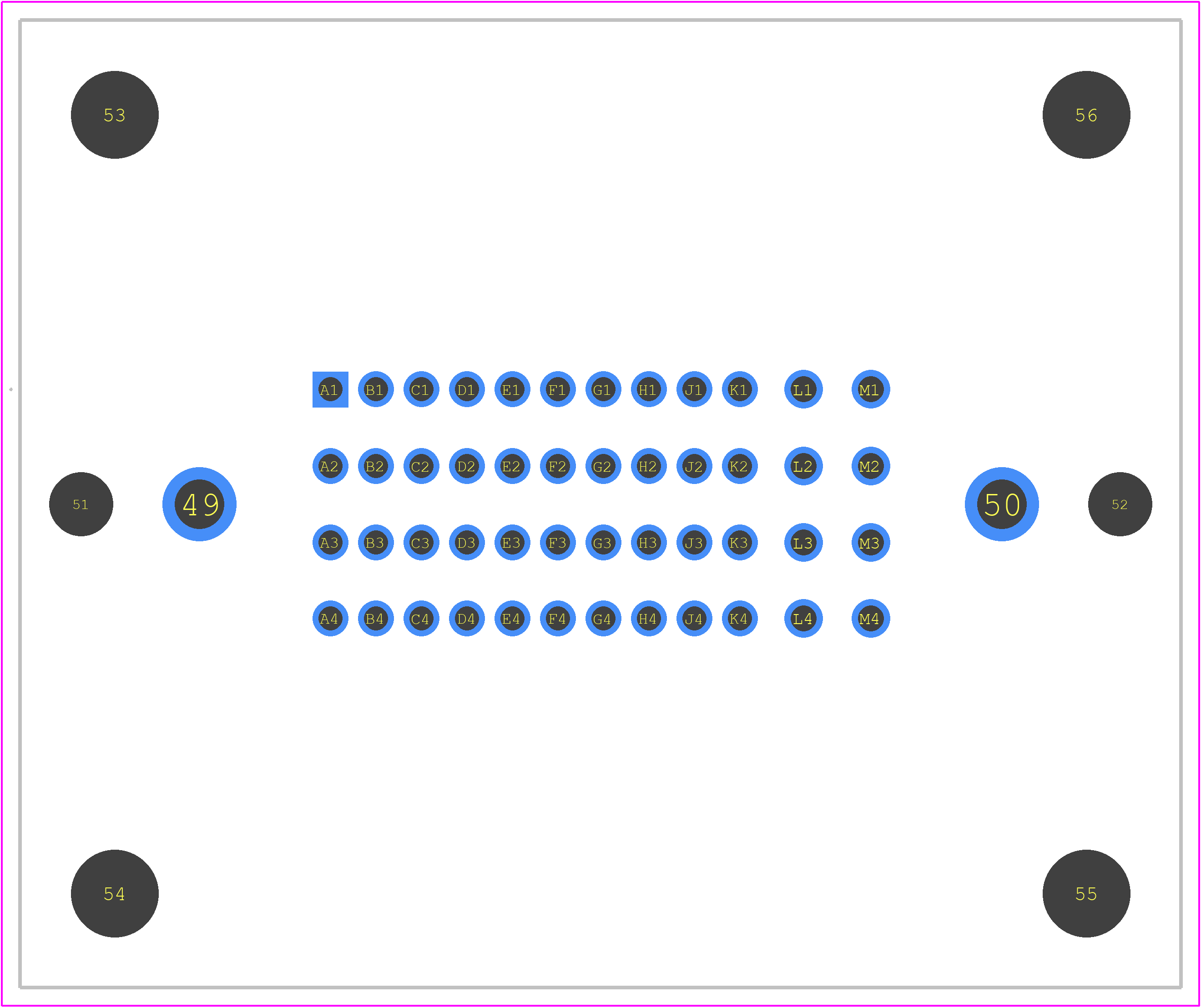 560083-4801 - Molex PCB footprint - Other - Other - 560083-4801-3