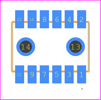 RSM-106-02-S-D-LC - SAMTEC PCB footprint - Other - Other - RSM-106-02-XX-D-LC