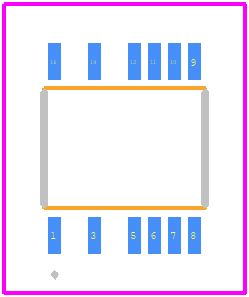LT3511EMS#TRPBF - Analog Devices PCB footprint - Other - Other - MS Package Variation: MS16 (12) 16-Lead Plastic MSOP with 4 Pins Removed_2025-1