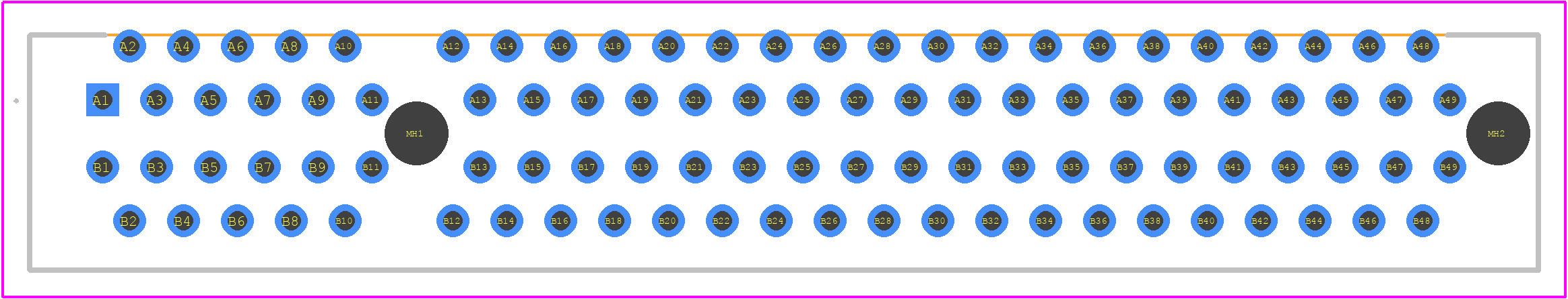 2EG04917-D2D-DF - Foxconn PCB footprint - Other - Other - 2EG04917-D2D-DF-2