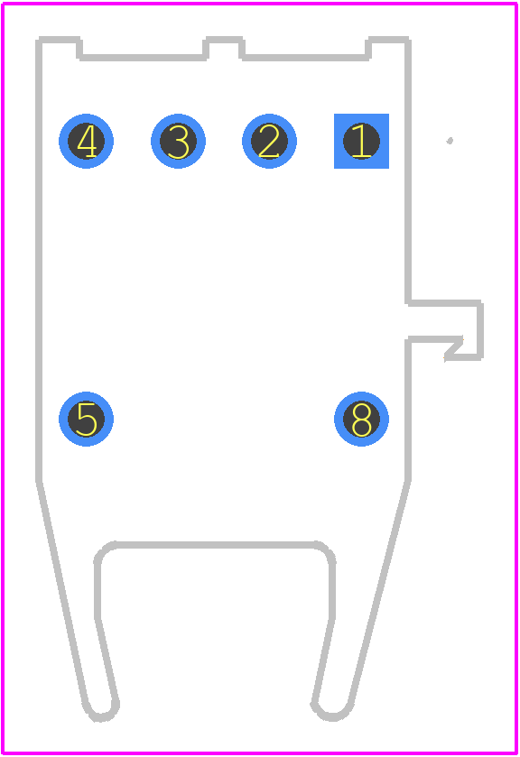 AFBR-1528CZ - Avago Technologies PCB footprint - Other - Other - AFBR-1528CZ-3