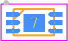PL123-02NGI-R - Microchip PCB footprint - Small Outline No-lead - Small Outline No-lead - 6-Lead Ultra Thin Dual Flat, No Lead Package (HXA) - 1.3x2x0.60 mm Body [UDFN] Micrel Legacy Package TDF