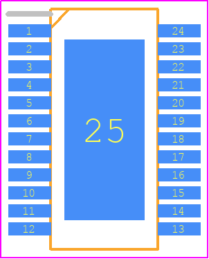 2ED2410EMXUMA1 - Infineon PCB footprint - Small Outline Packages - Small Outline Packages - BTS710336ESAXUMA1