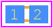 GX02YD104KAT2-1000 - Kyocera AVX PCB footprint - Capacitor Chip Non-polarised - Capacitor Chip Non-polarised - GX02YD104KAT2-1000