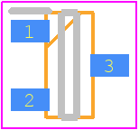 PDTC123JT-QR - Nexperia PCB footprint - SOT23 (3-Pin) - SOT23 (3-Pin) - SOT 23 (TO-236AB)-1