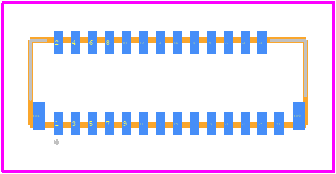 FH35C-27S-0.3SHW(50) - Hirose PCB footprint - Other - Other - FH35C-270S-0.3SHW(50)-3