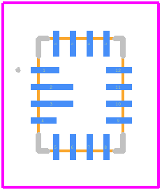MPQ9842GL-P - Monolithic Power Systems (MPS) PCB footprint - Other - Other - MPQ9842GL-P-1