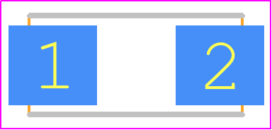 PWR3014W22R3D - Bourns PCB footprint - Resistor Moulded - Resistor Moulded - PWR3014