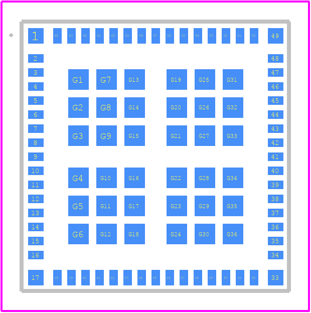 WL1831MODGBMOCR - Texas Instruments PCB footprint - Other - Other - WL1831MODGBMOCR-2