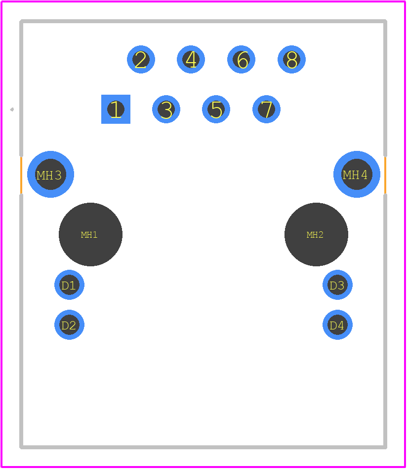 6605752-1 - TRP Connector PCB footprint - Other - Other - 6605752-1-2