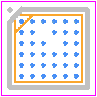 DA14581-00000VRA - Renesas Electronics PCB footprint - BGA - BGA - Ultra-Thin WLCSP34