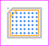 DA9212-AKUU2 - Renesas Electronics PCB footprint - BGA - BGA - 42-bga