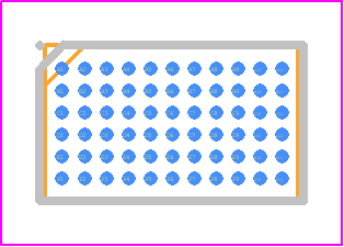 DA9213-XXFSC-A - Renesas Electronics PCB footprint - BGA - BGA - DA9213-XXFSC-A--0