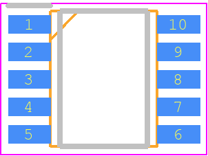 iW9801-00 - Renesas Electronics PCB footprint - Small Outline Packages - Small Outline Packages - S
