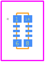 SLG59M1655VTR - Renesas Electronics PCB footprint - Other - Other - 14-pin STDFN_2022_2