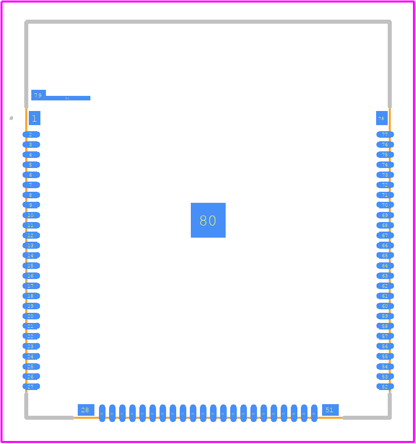 SC14CVMDECT SF02T - Renesas Electronics PCB footprint - Other - Other - SC14CVMDECT SF02T-9