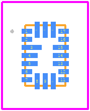 SLG46538V - Renesas Electronics PCB footprint - Other - Other - SLG46538V-3