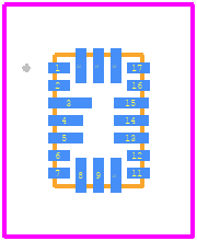 SLG46620V - Renesas Electronics PCB footprint - Other - Other - SLG46620V-4